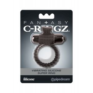 Эрекционное виброкольцо PipeDream Fantasy C-Ringz Vibrating Silicone Super Ring