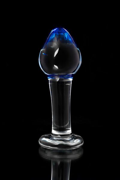 Анальная втулка Sexus Glass, стекло, прозрачная, 11,5 см