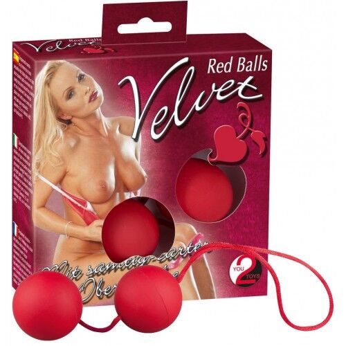 Вагинальные шарики Orion Velvet Red Balls