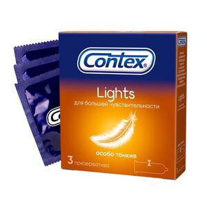 Презервативы Contex №3 Lights особо тонкие