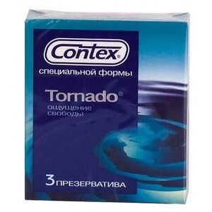 Презервативы Contex №3 Tornado расширяющейся кверху формы