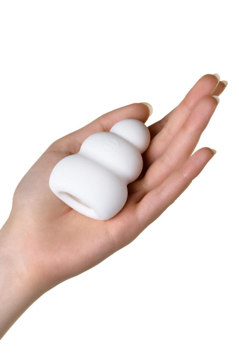 Мастурбатор нереалистичный, Pucchi Shower, MensMax, белый, 6,5 см