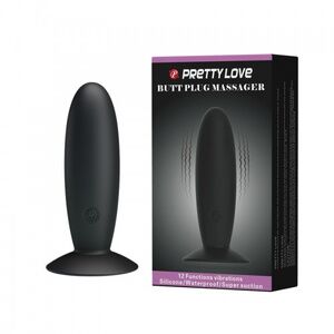 Анальная пробка Baile Butt Plug Massager с вибрацией