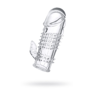 Насадка на пенис TOYFA 818017-1 прозрачный, 13 см