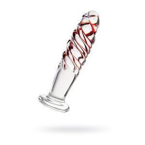 Анальная втулка Sexus Glass, стекло, прозрачная, 15,5 см