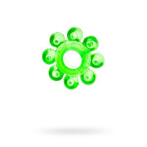 Эрекционное кольцо на пенис TOYFA 818001-7, зеленый