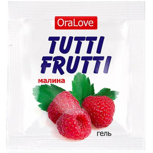 Оральный Гель Биоритм TUTTI-FRUTTI МАЛИНА 4 г.