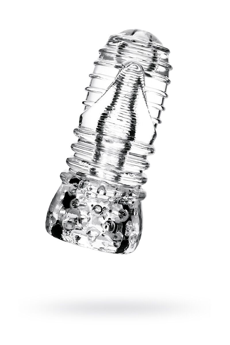 Мастурбатор нереалистичный Lingam by TOYFA Savitri, Прозрачный, 14 см