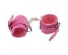 Розовые наручники Kissexpo с карабином