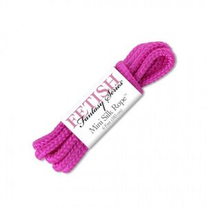 Бандажная верёвка PipeDream FF Mini Silk Rope розовая 183 см