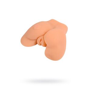 Мастурбатор реалистичный вагина+анус, XISE, телесный, 22 см