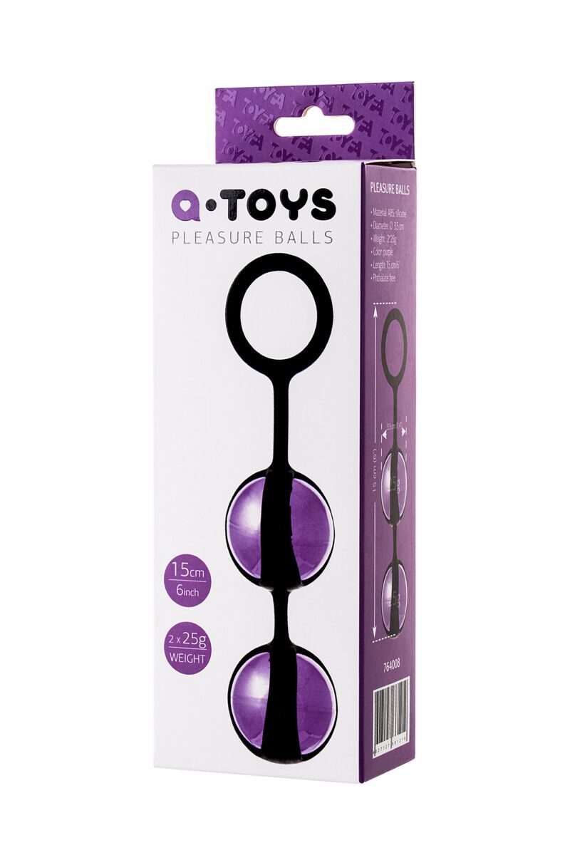 Вагинальные шарики TOYFA A-Toys, ABS, Фиолетовый, 3,5 см