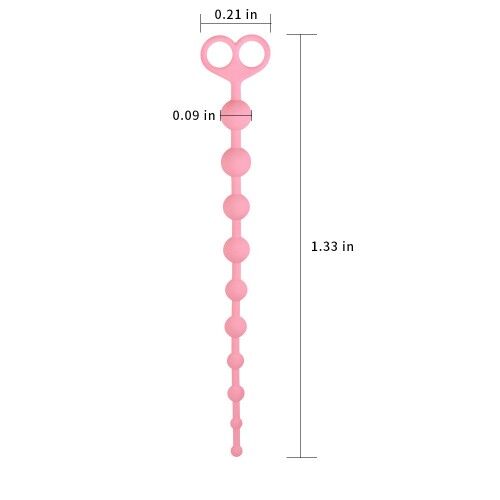 Анальная цепочка Lovetoy розовая Psyche’s Premium Anal Beads