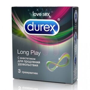 Презервативы Durex №3 Long Play (Performa) для продления удовольствия