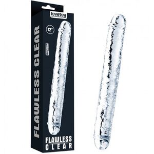 Двойной фаллоимитатор Lovetoy Flawless Clear Double Dildo 30 см