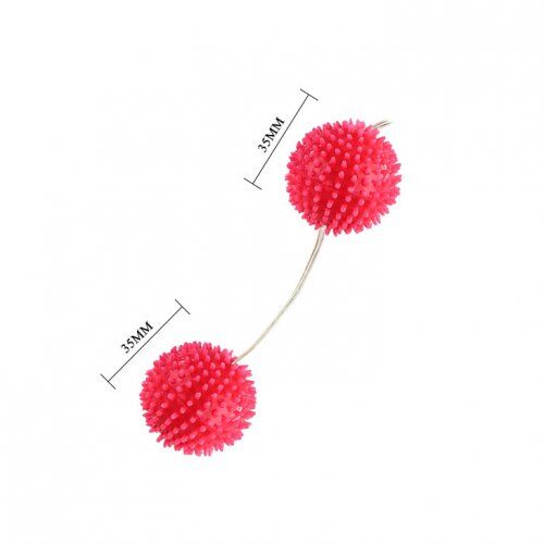Вагинальные шарики Baile с 7 функциями вибрации розовые
