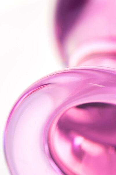Анальная втулка Sexus Glass, розовая, 10 см