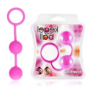 Вагинальные шарики Lovetoy Kegel ball розовые