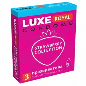 Презервативы LUXE ROYAL Strawberry Collection 3 шт