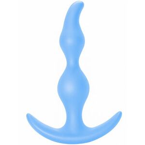 Анальная пробка Lola Toys Bent Anal Plug, синяя