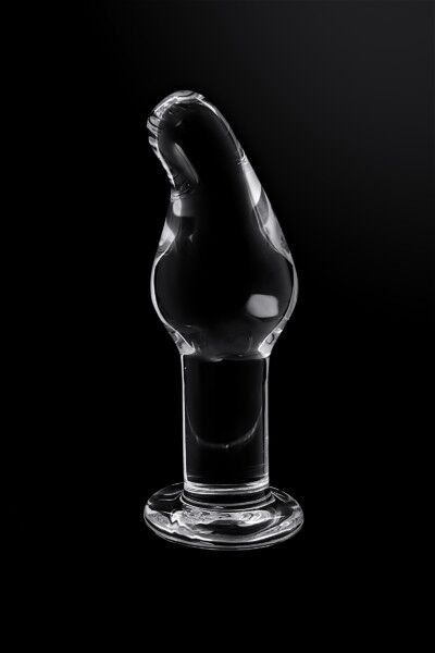Анальная втулка Sexus Glass, стекло, прозрачная, 14,5 см