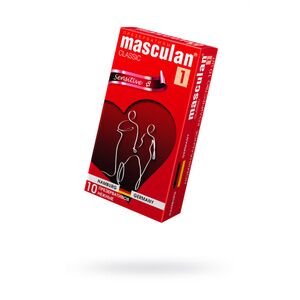 Презервативы Masculan, classic 1, нежные, 19 см, 10 шт