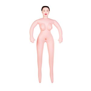 Кукла надувная Gabriella с реалистичной головой, брюнетка, TOYFA Dolls-X, с тремя отверстиями