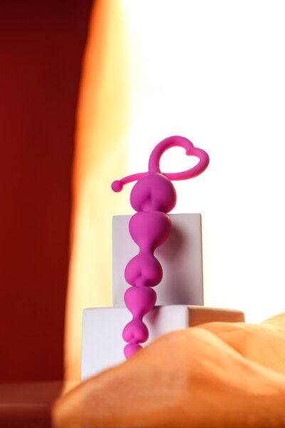 Анальная цепочка ToDo by Toyfa Sweety, розовая, 18,5 см