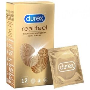 Презервативы Durex №12 Real Feel с эффектом кожа к коже