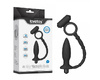 Анальная пробка Lovetoy с двойной вибрацией и кольцом на пенис Ass-Kicker Vibrating Plug Combo