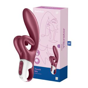 Гнущийся вибратор кролик Satisfyer Touch me розовый