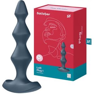 Анальная виброелочка Satisfyer Lolli Plug 1 серая