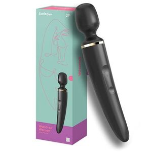 Перезаряжаемый вибромассажер Satisfyer Wand-er Woman черный