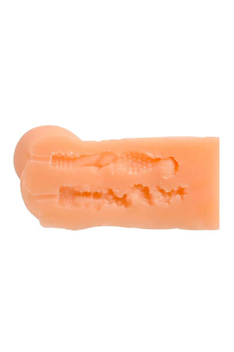 Мастурбатор реалистичный вагина+ анус, XISE, телесный, 17,5 см
