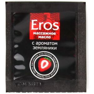 Массажное масло Биоритм с ароматом земляники Eros Exotic 4 г