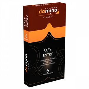 Презервативы Domino Classic Easy Entry с увеличенным количеством смазки 6 шт