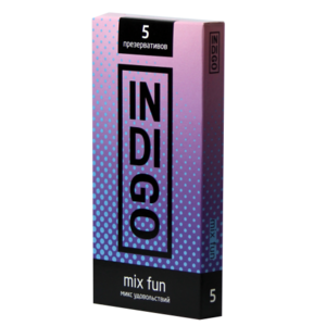 Презервативы INDIGO Mix Fun №5 микс удовольствий