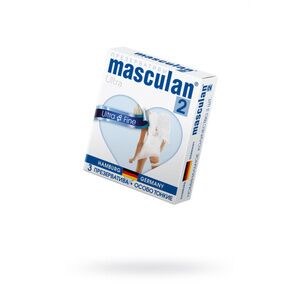 Презервативы Masculan, ultra 2, особо тонкие, 19 см, 3 шт.