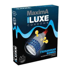 Презервативы Luxe Maxima Глубинная Бомба