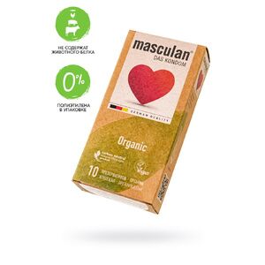 Презервативы masculan ORGANIC № 10 утонченные, 18,5 см, 10 шт