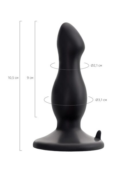 Анальная втулка TOYFA POPO Pleasure Antlia, силиконовая, 10,5 см