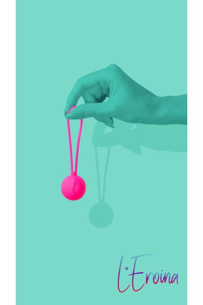 Вагинальный шарик L'EROINA by TOYFA Blush, силикон, розовый