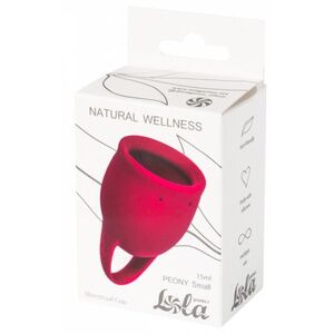 Менструальная чаша Lola Toys Natural Wellness Peony Wine Red 15 мл