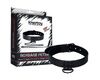 Ошейник с поводком на цепи Lovetoy Bondage Fetish Black Matt Collar With Leash