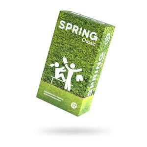 Презервативы Spring Classic, классические, латекс, 17,5 см, 12 шт