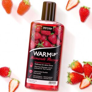 Разогревающее массажное масло Orion WARMup со вкусом клубники съедобное 150 мл