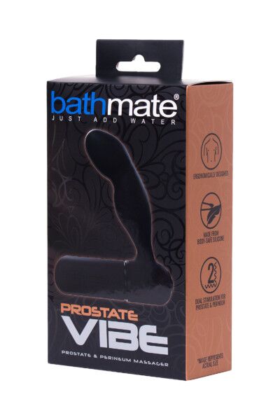 Стимулятор простаты Bathmate Vibe, Чёрный, 10,5 см