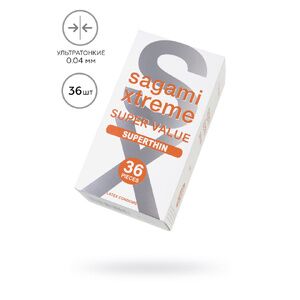 Презервативы Sagami xtreme, латекс, 19 см, 36 шт