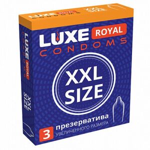 Презервативы LUXE ROYAL XXL Size 3 шт