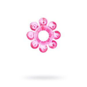 Эрекционное кольцо на пенис TOYFA, розового цвета